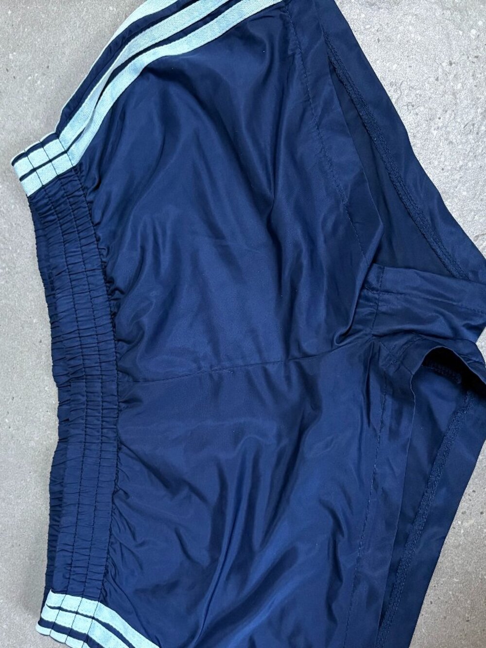 Edikted Nylon Shorts | XS | Navy Blue